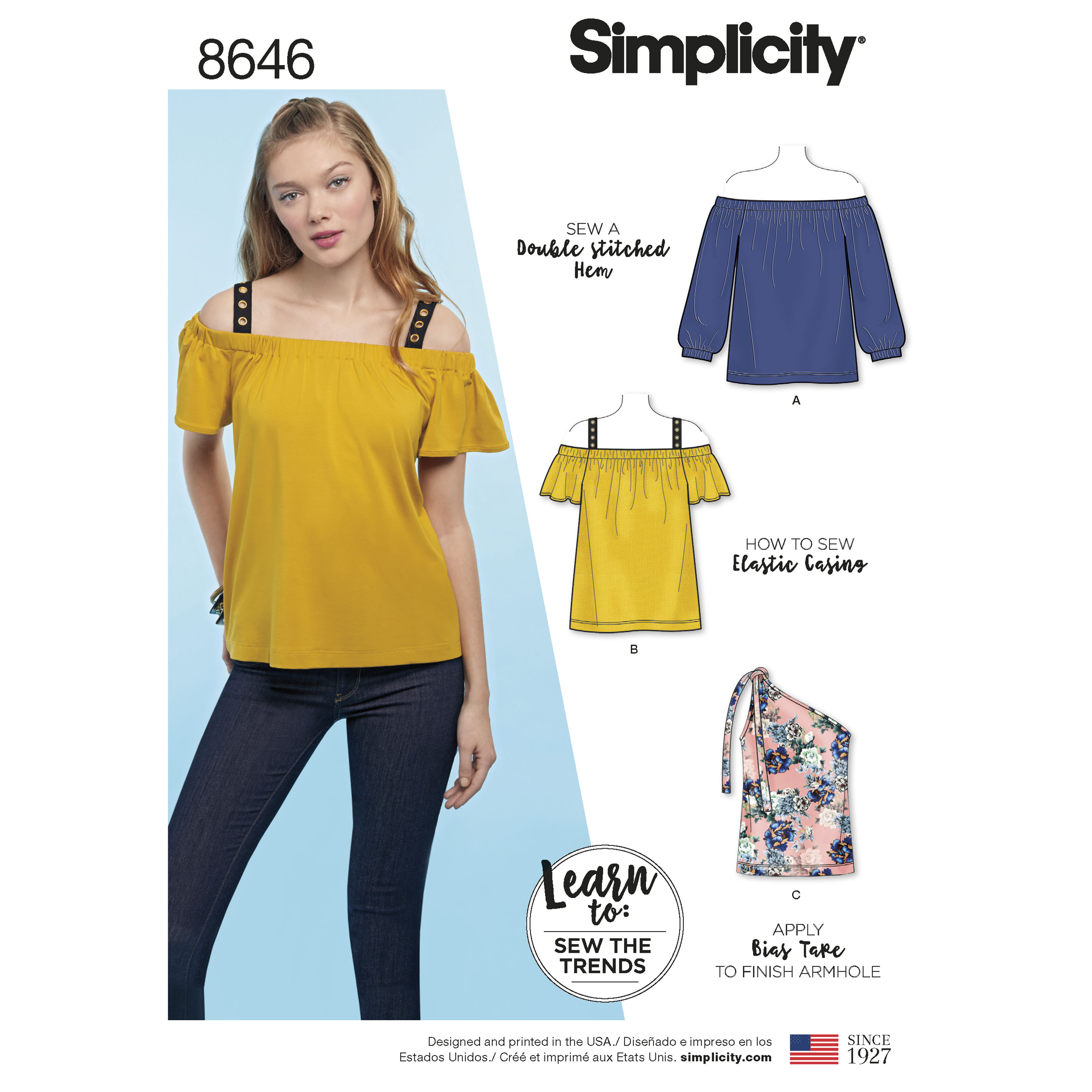Quick & Easy Sewing Pattern for Beginners - Woven Rayon Top - Simplicity  Review 