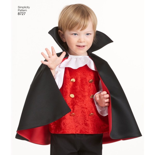 Simplicity 8727 Toddlers' Costumes