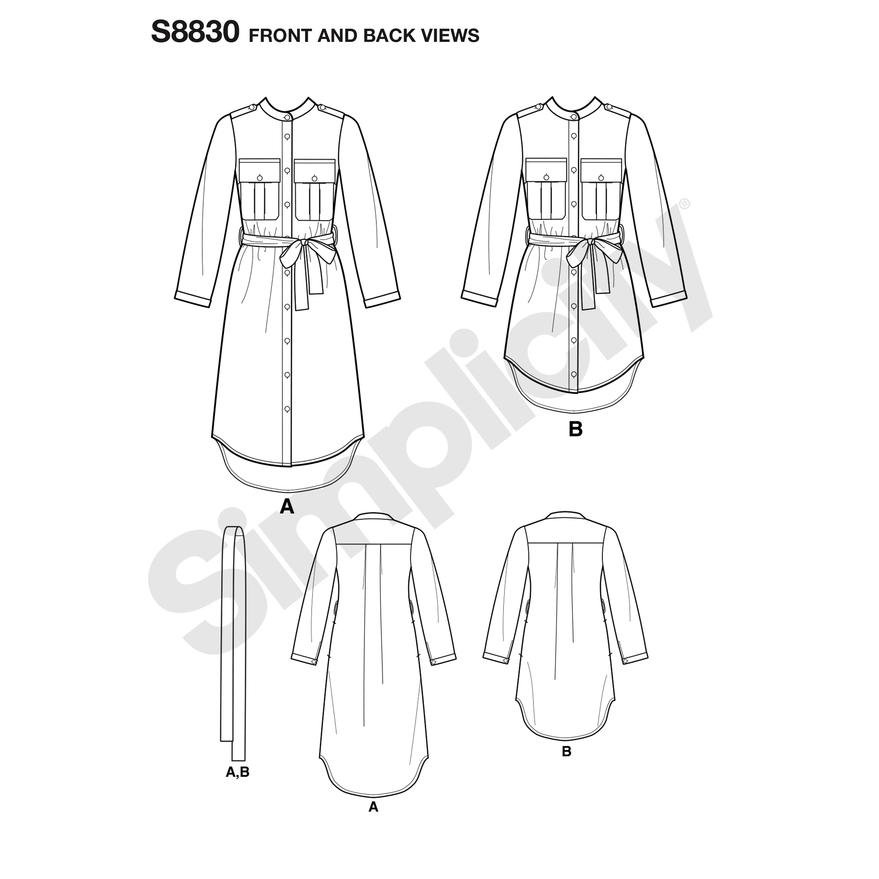 Pattern Review: Simplicity 8084 (Mimi G Style) shirt dress – WhatTheCraft