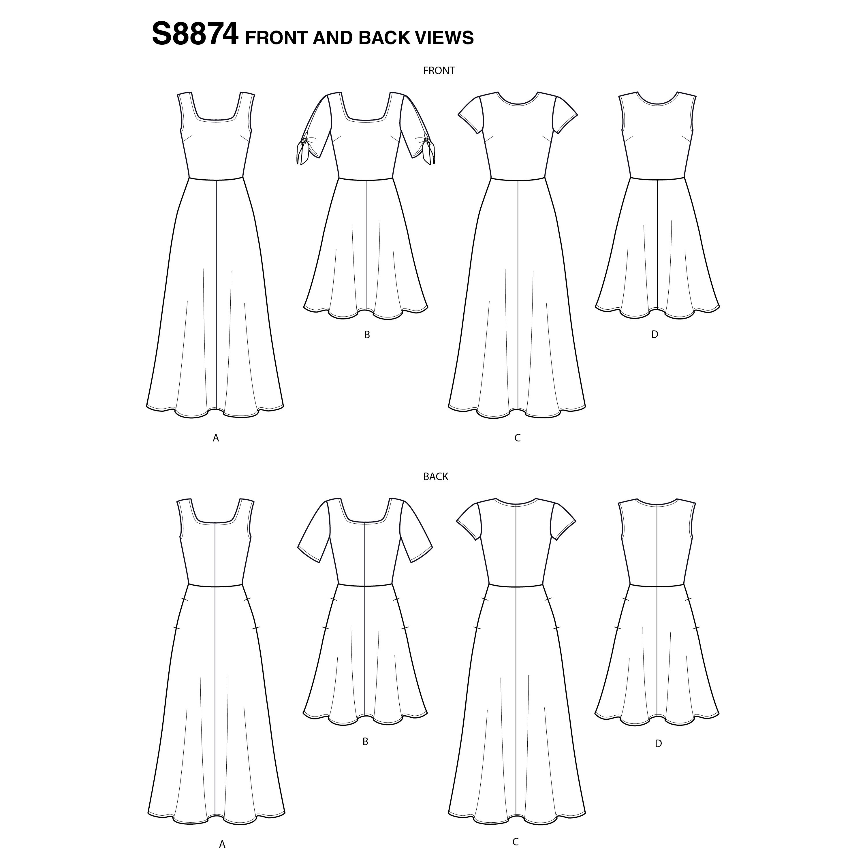 How to sew a Maxi Dress, SIMPLICITY 8874