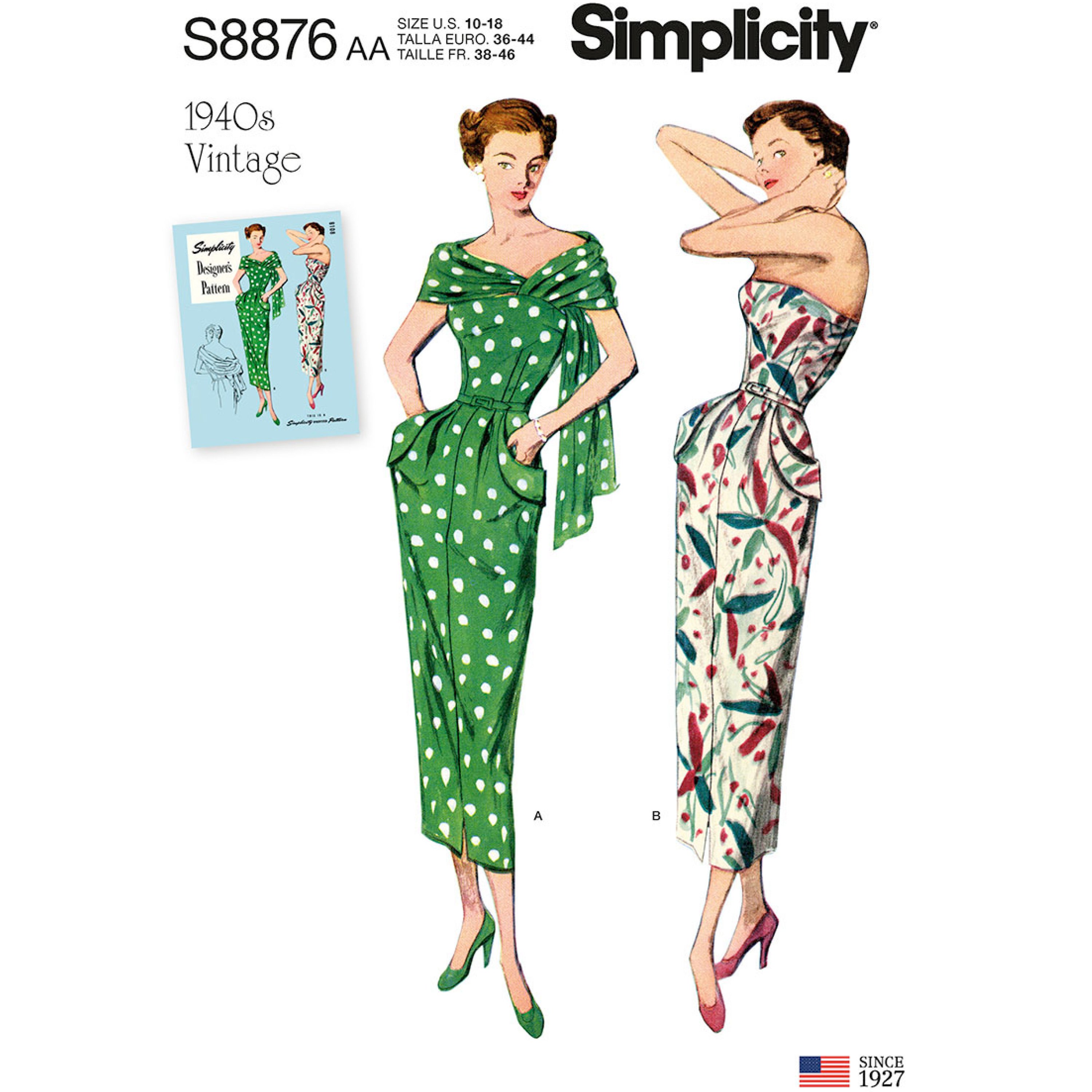 Simplicity 8662 Dress Pattern Review