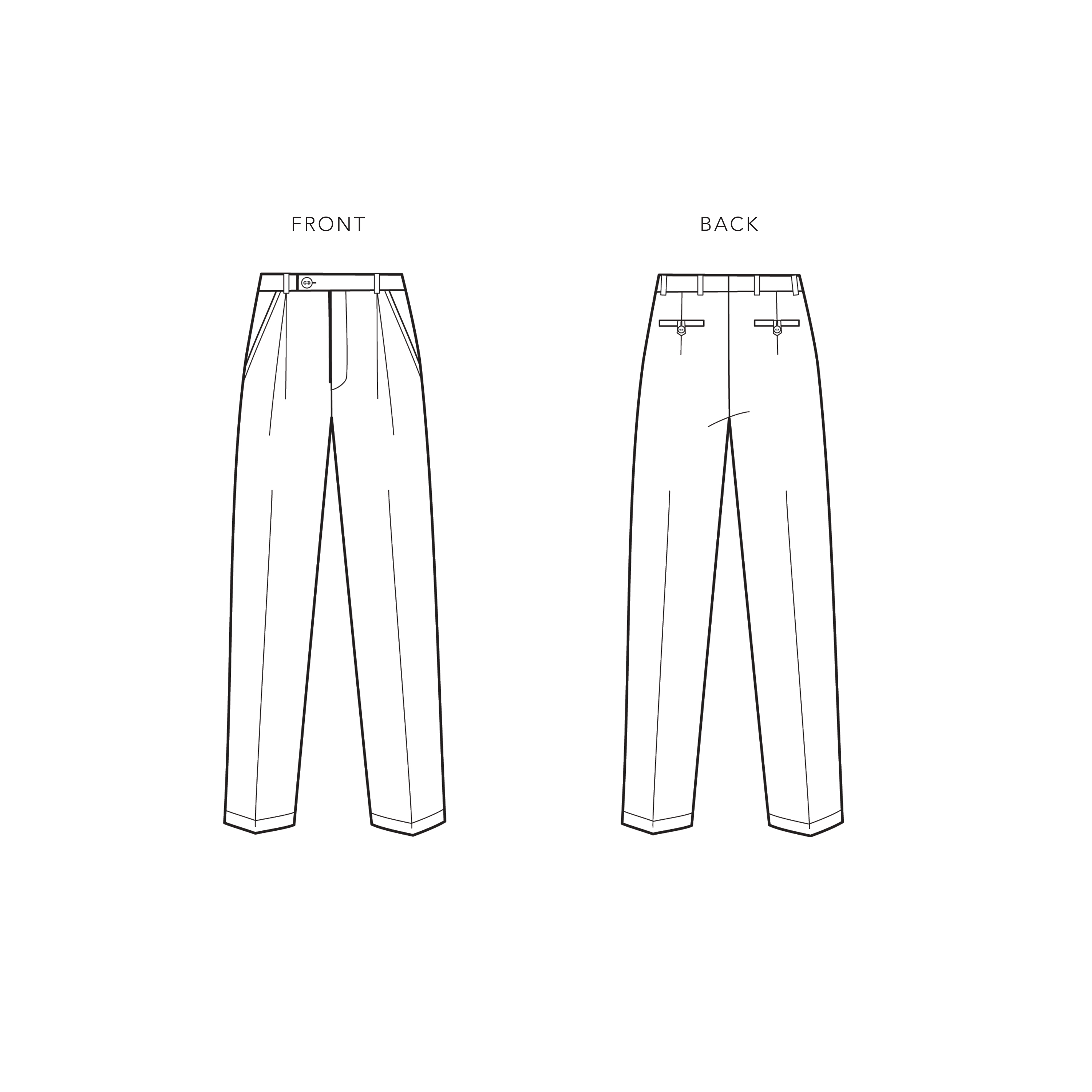Simplicity 9043 MiMi G Style Mens Pants Sewing Pattern Sz 34-42 