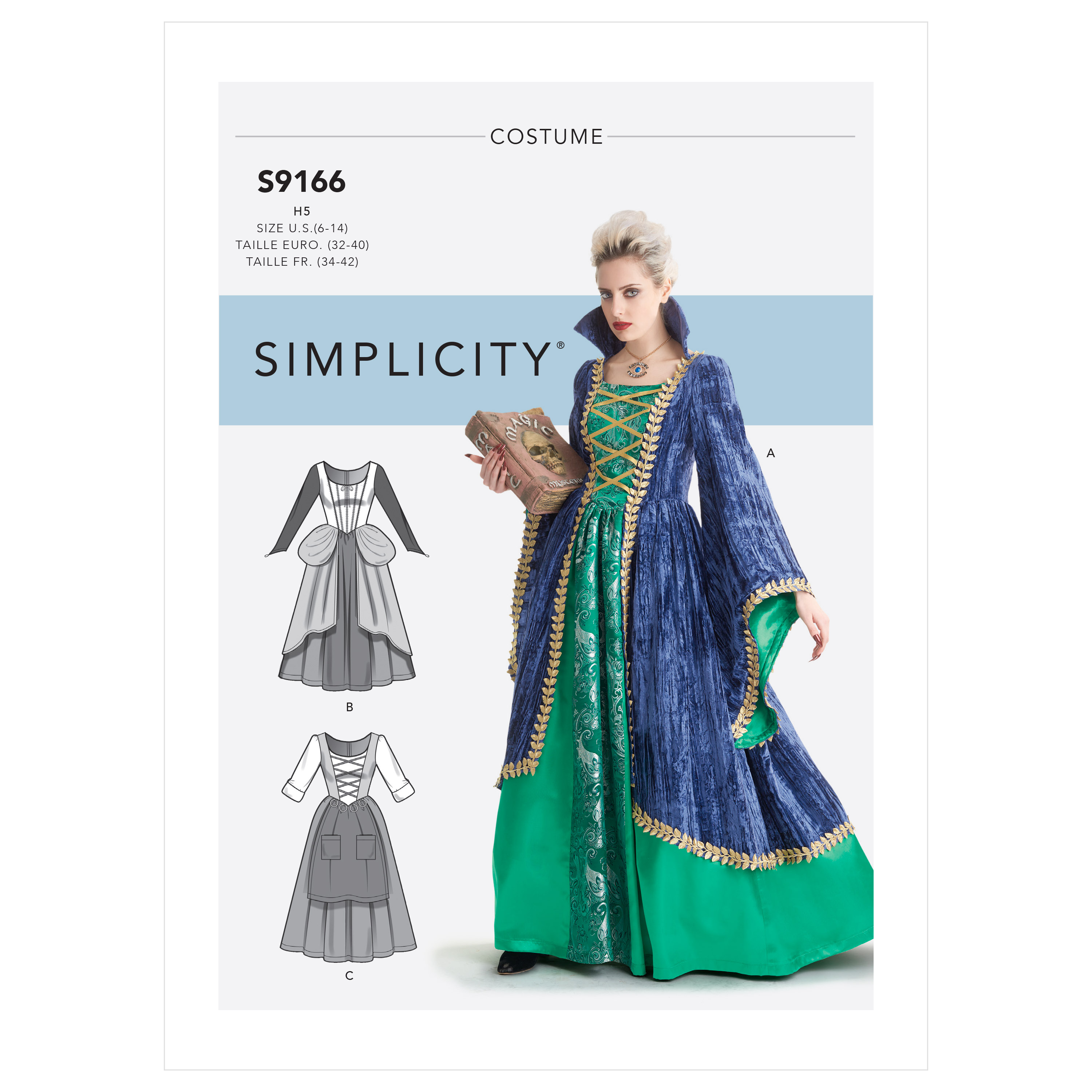 Simplicity 9166 Misses' Costumes