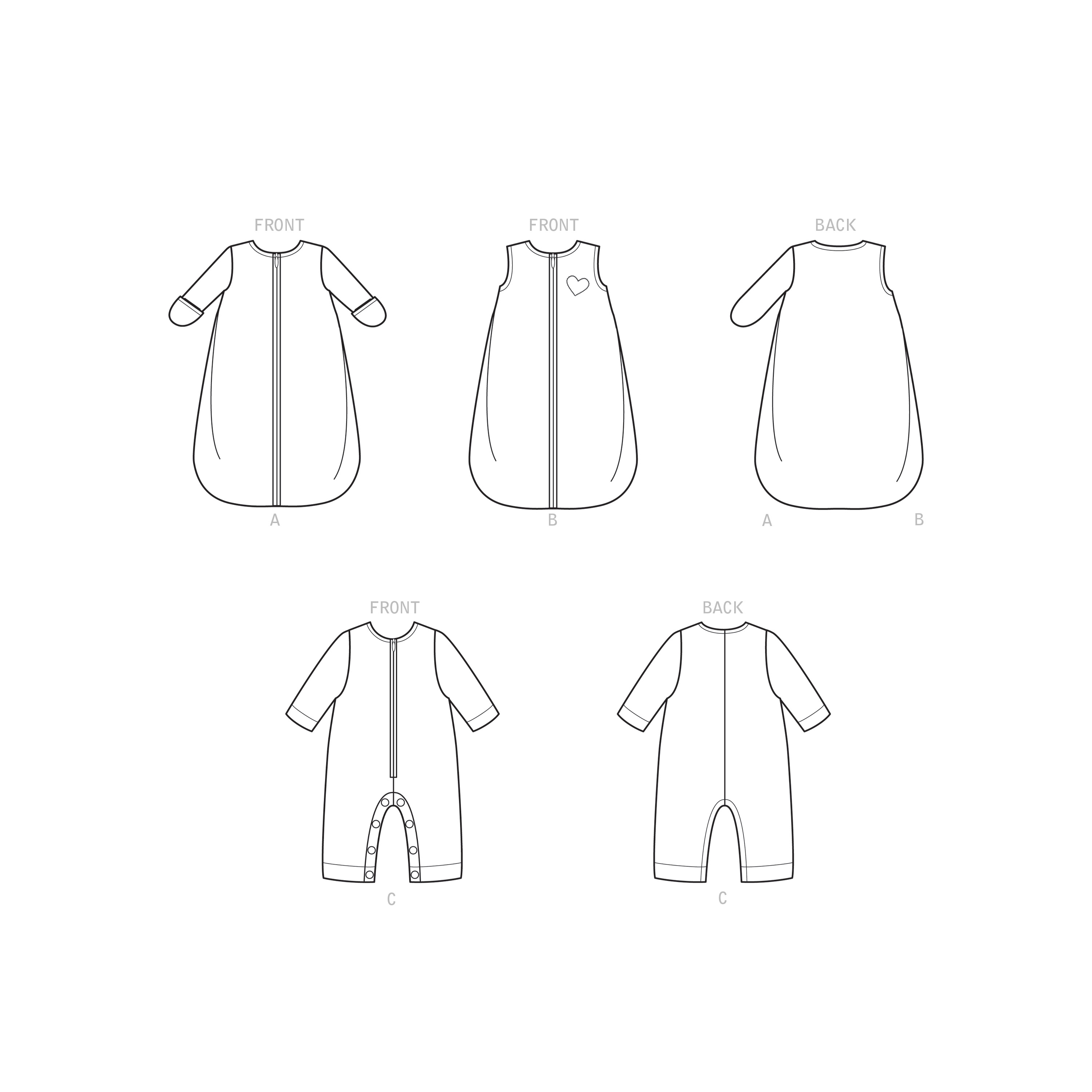 Simplicity 9242 Babies' Layette