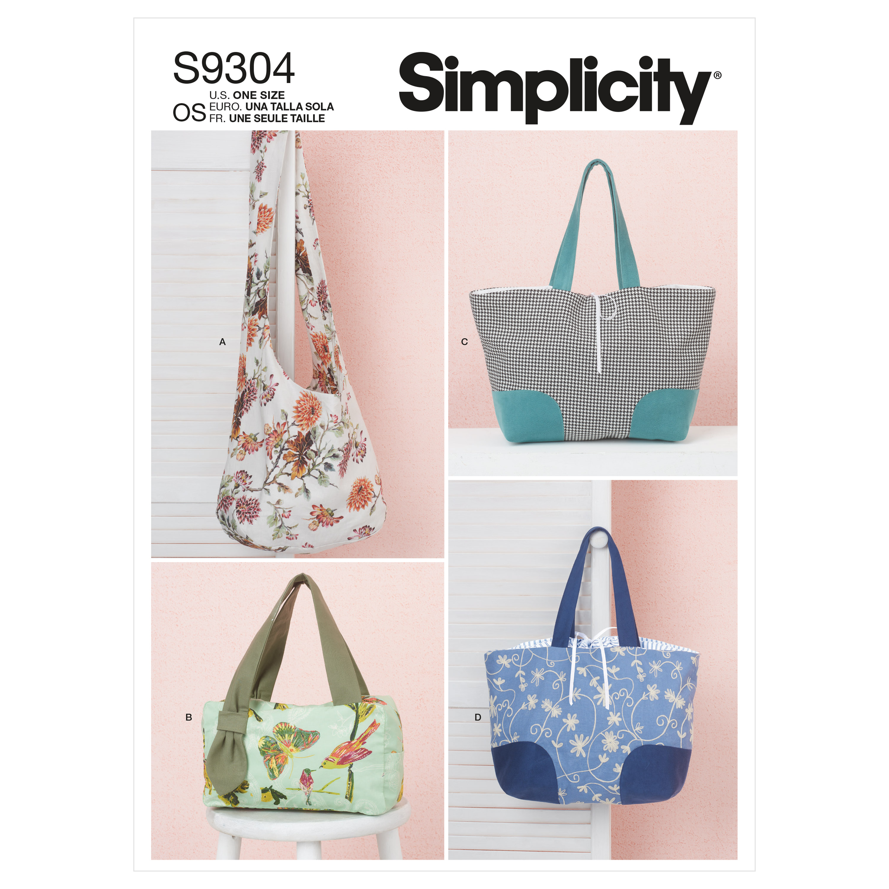 Simplicity 9304 Bags
