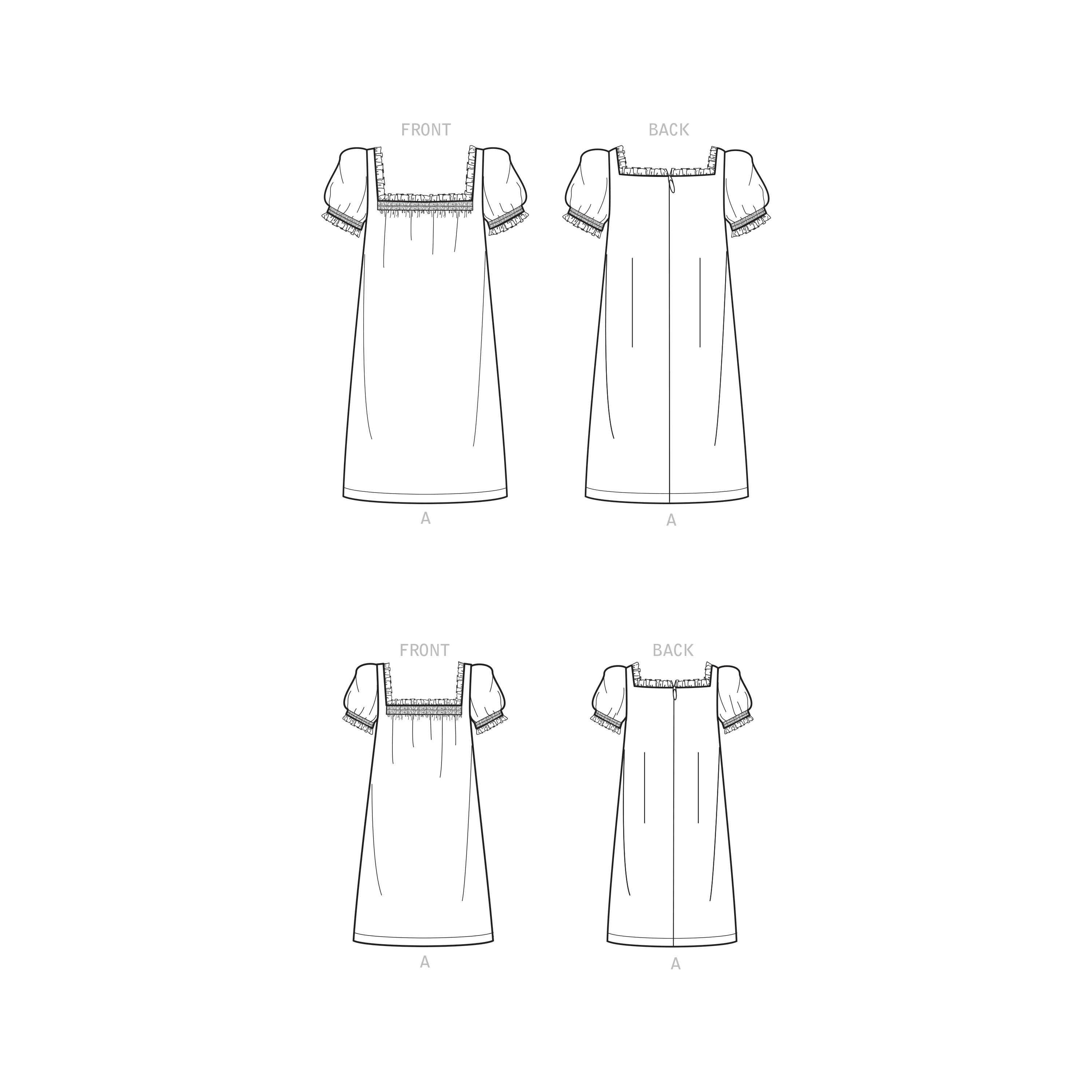 Simplicity Pattern S9316 Mother and Daughter Dresses