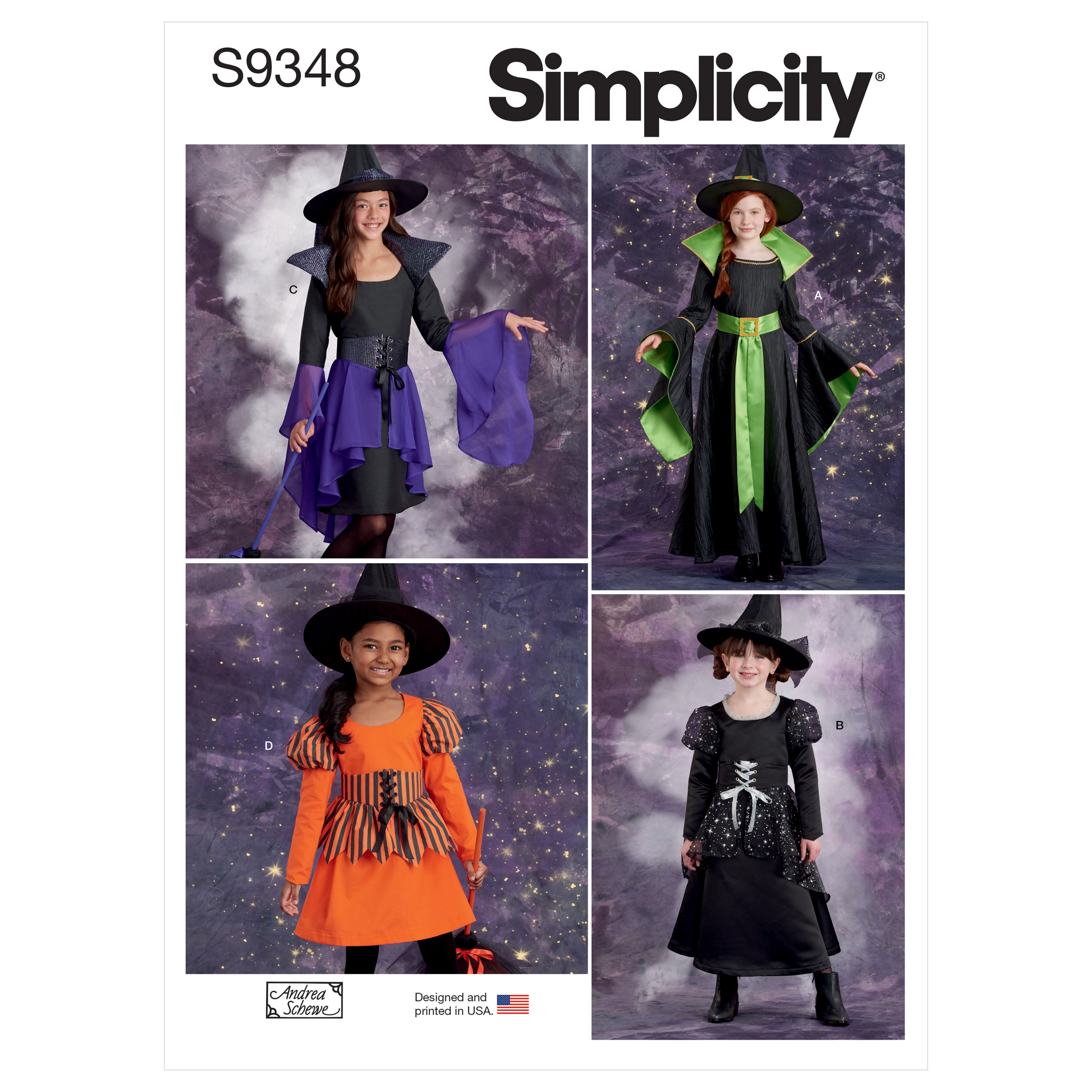 Simplicity 9348 Children's and Girls' Costumes