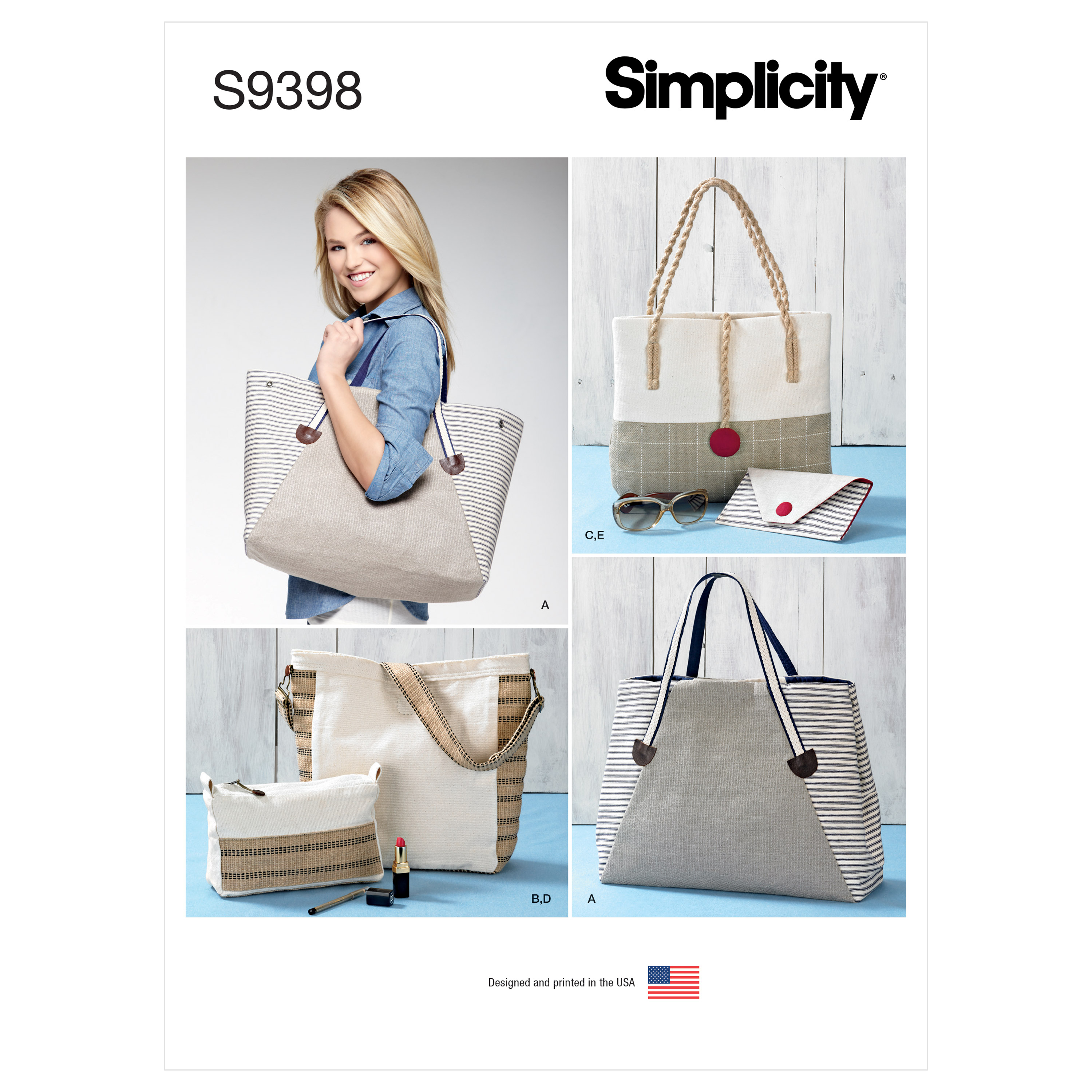 Simplicity 9332 Craft Bags