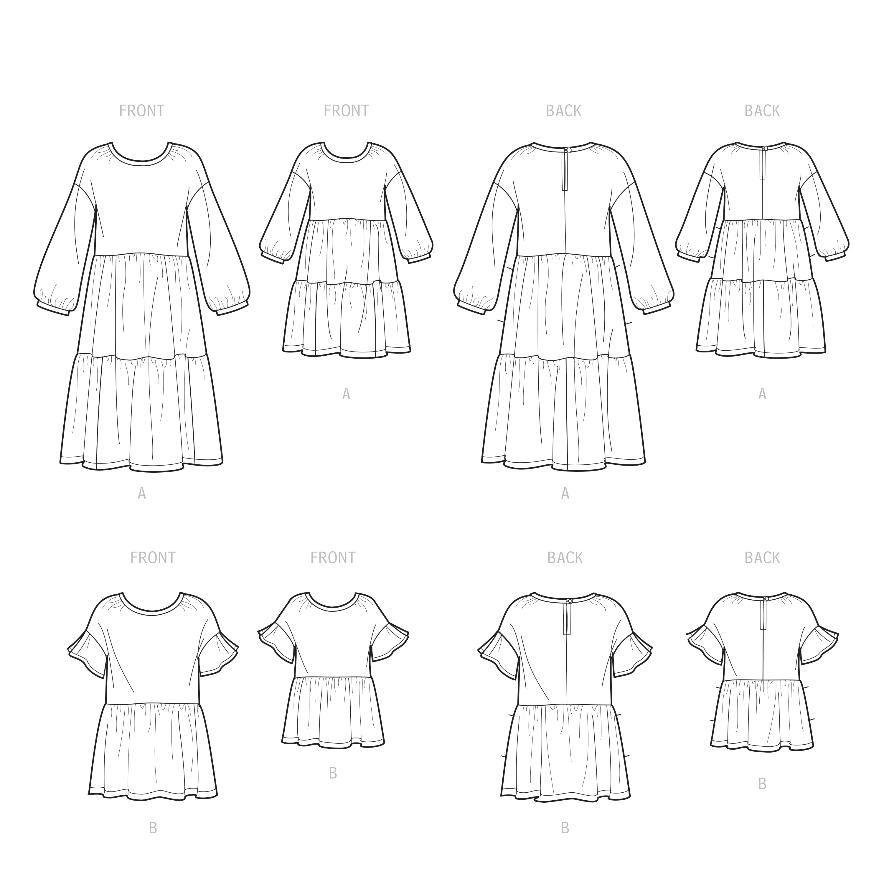 洋書 The Pattern of English Butterick Sewing Pattern B6975 Misses' Jacket, Knit Top and