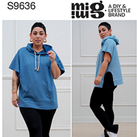 Simplicity 9636 Misses' Hoodies and Leggings by Mimi G