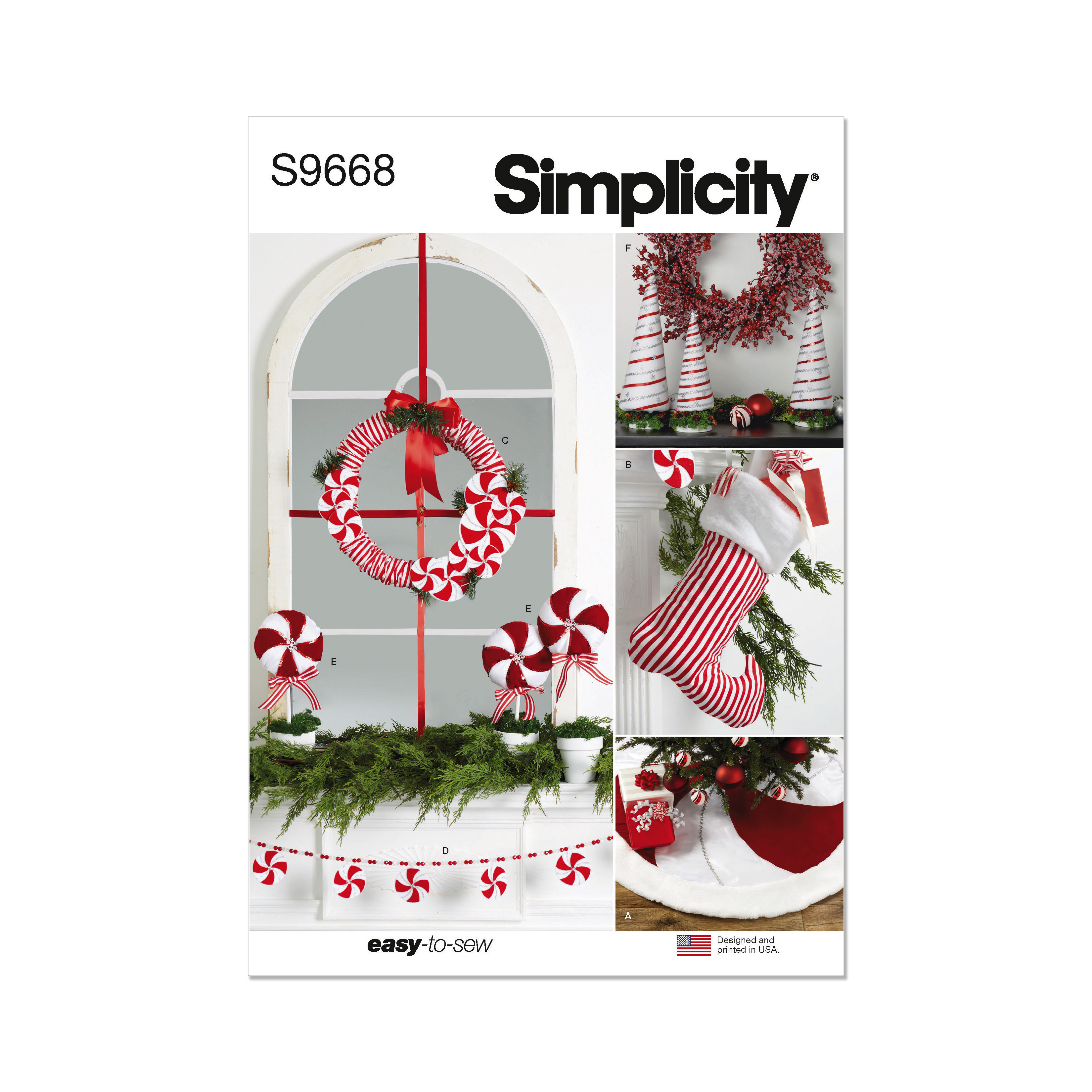 Simplicity 9668 Christmas Décor