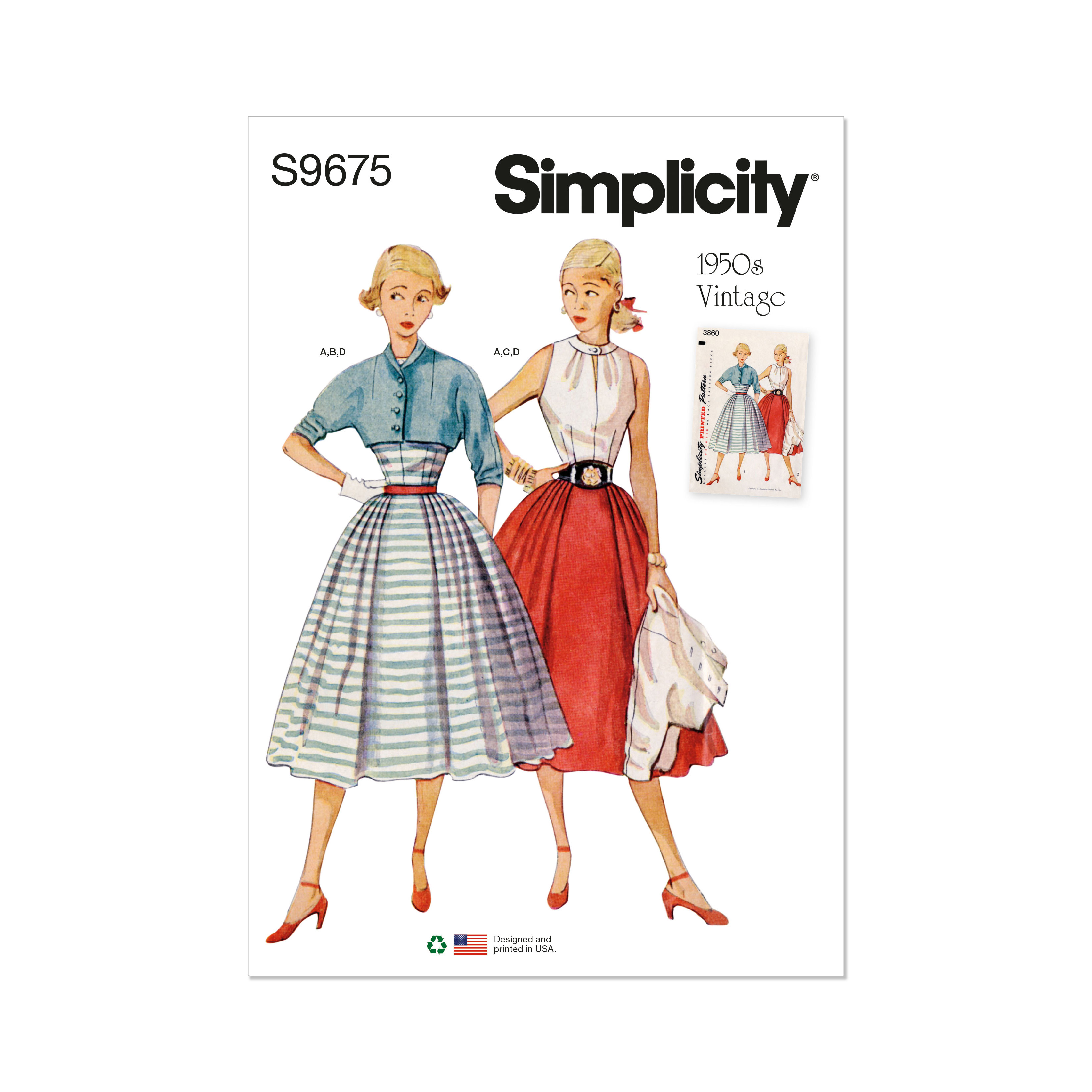 Simplicity 9699 Misses Vintage Skirt Blouse And Jacket