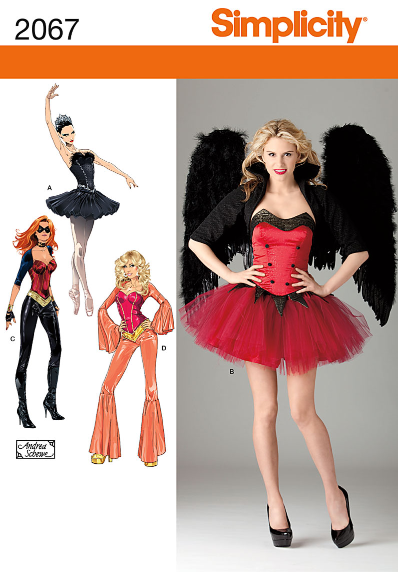 Simplicity 2067 Misses Costume - Patterns