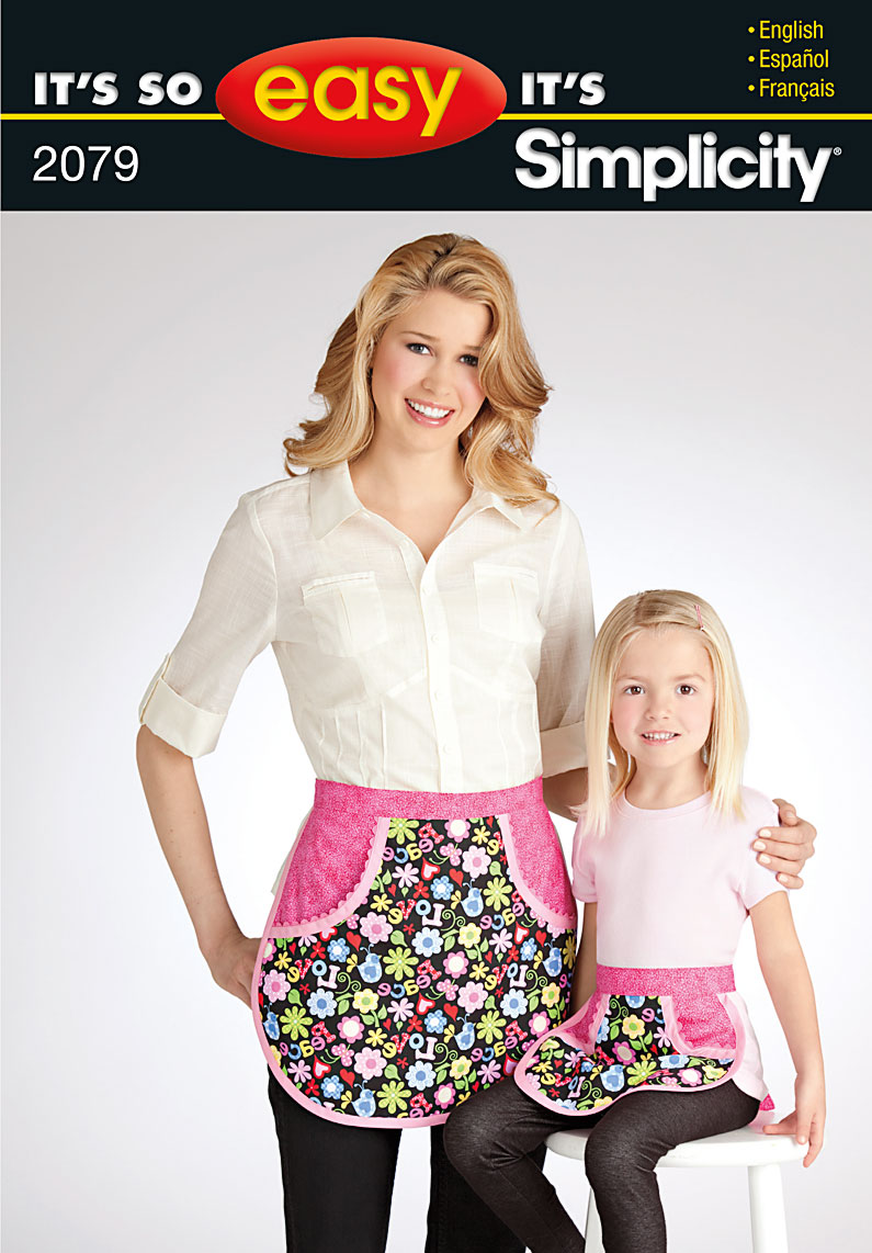 Simplicity R12079 Simplicity 2079 Child's and Misses Aprons