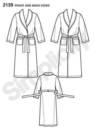 Simplicity 2139 child's robe