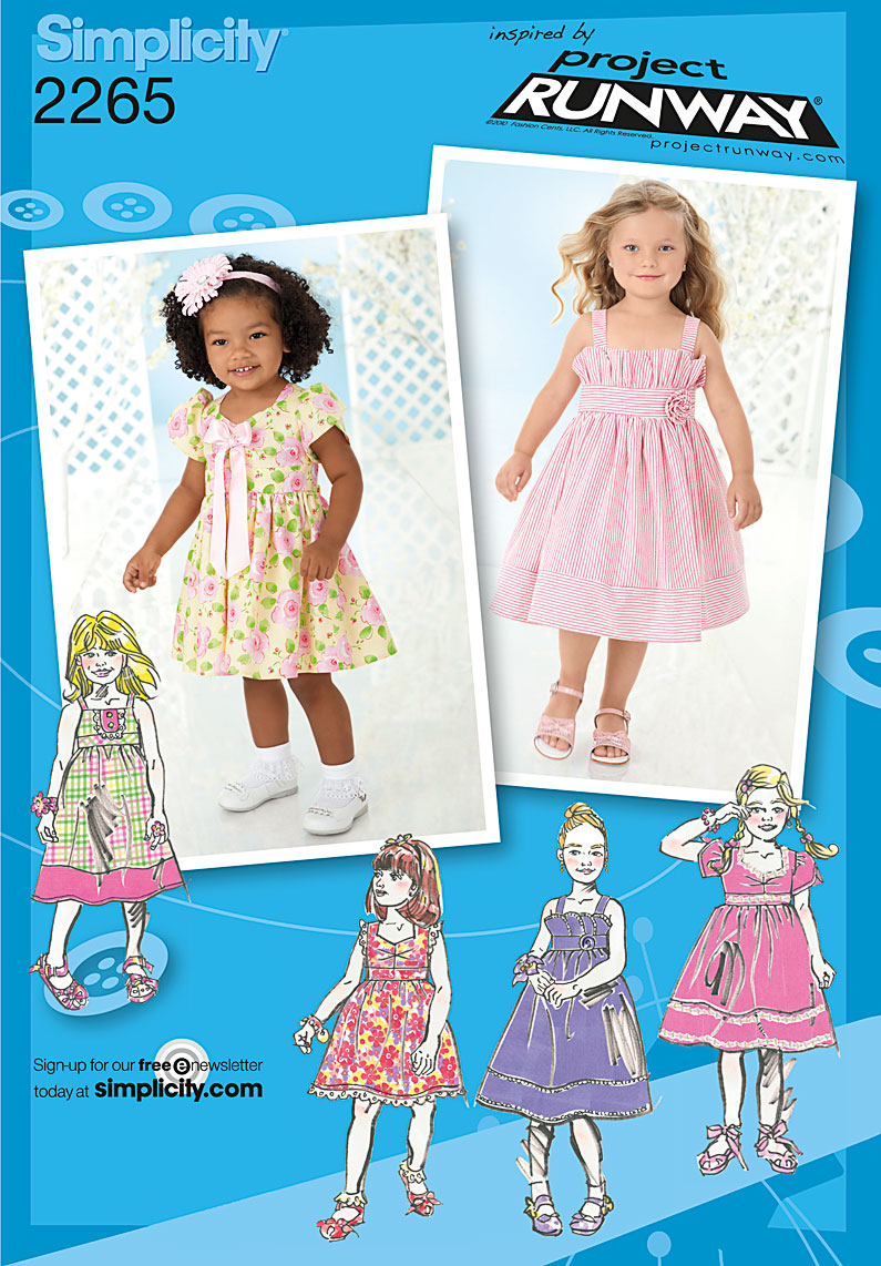 Simplicity Creative Patterns New Look 6205 Child's Dress, A (3-4-5