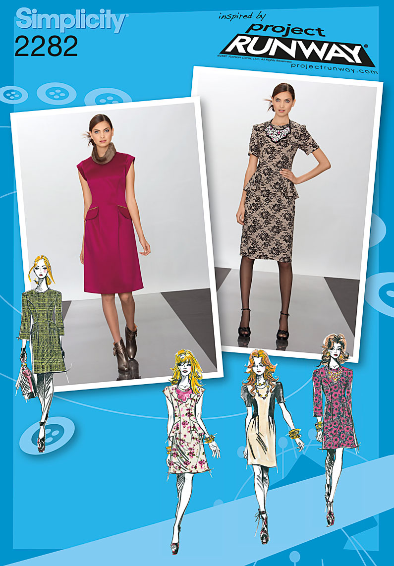New Look #6119 Project Runway Dresses with Variations Pattern Sz 4-16  UC 