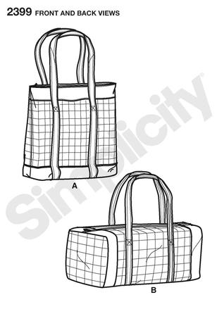 Simplicity 2399 Quilted Bags