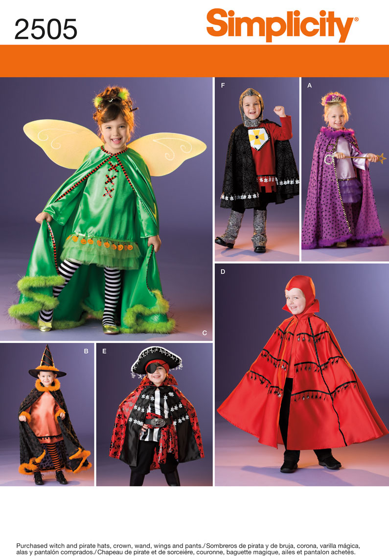 Simplicity 2505 Child Costumes