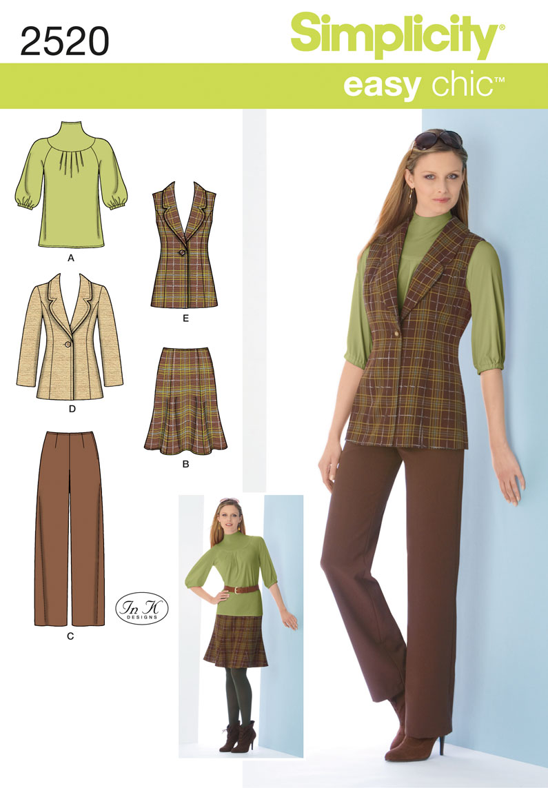 Purchase Simplicity 2520 Misses Sportswear and read its pattern reviews.  Find other…