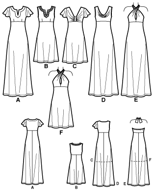Simplicity 2580 Misses Special Occasion Dresses