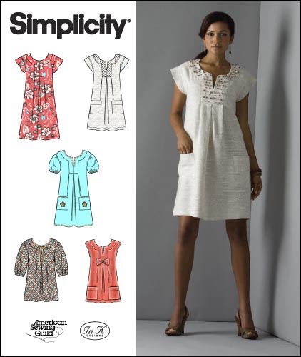 Simplicity 4483 Misses'/Miss Petite Dress & Jacket w Variations   Sewing Pattern 
