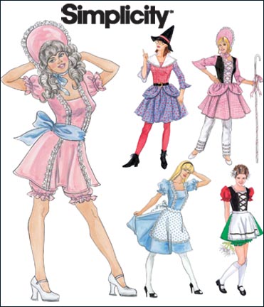 Simplicity 2789 Misses Costumes