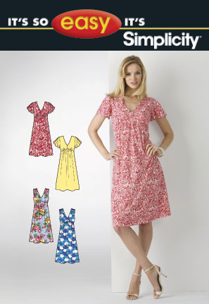Easy Sewing Pattern for Women's Dress, Summer Dress, Empire Waist