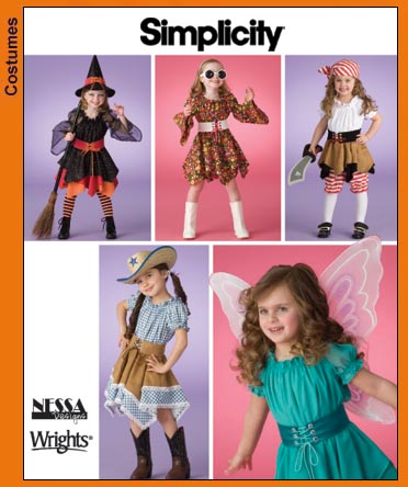 Simplicity 3680 Child Costumes