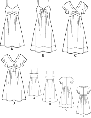 Simplicity 3745 Misses Dresses