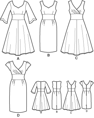 Simplicity 3774 Misses Dresses sewing pattern