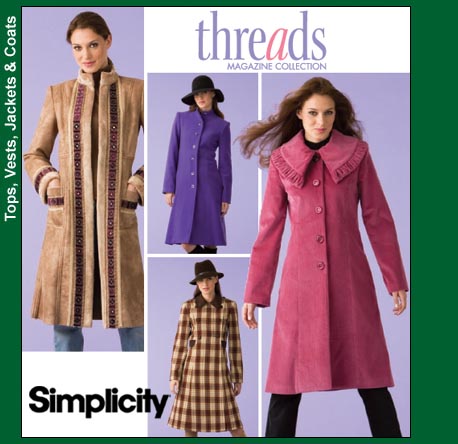 Simplicity 4033 Threads Magazine Collection