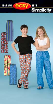 Simplicity 4039 Girls and Boys Pants