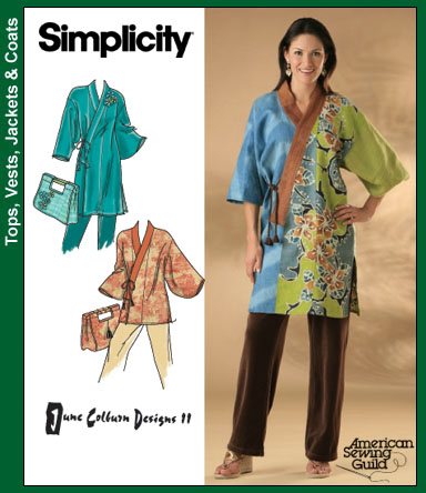 Simplicity 4134 Kimono and Tote Bag