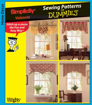 Simplicity 4169 Window Treatments Size: One Uncut Sewing Pattern