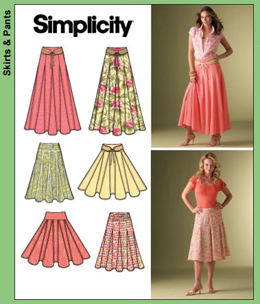 Simplicity 4188 Misses' Skirts