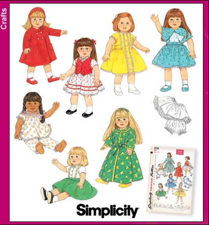 18" Doll Clothes One Size Simplicity Archives Simplicity Pattern 4347 