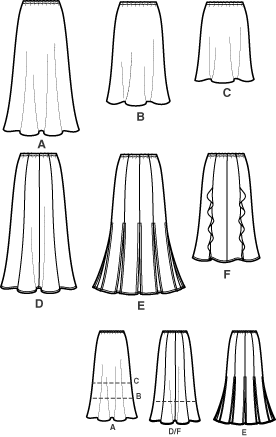 Simplicity 4881 skirt