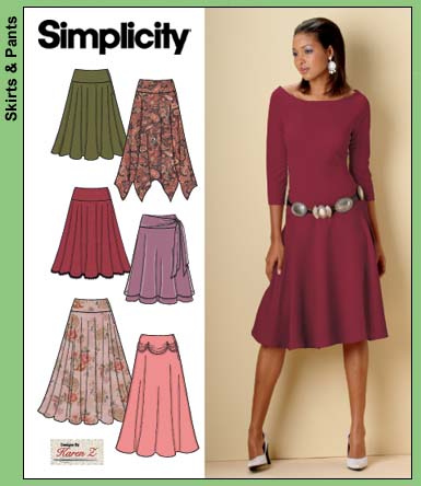 Simplicity 1132 Dress with Two Skirt Options