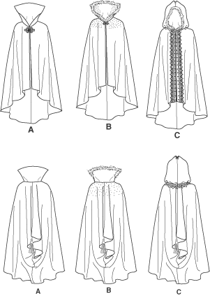 Simplicity Vintage Closet Cape Sewing Pattern Simplicity 4947 Uncut Misses' Capes Sewing Pattern Replica Pattern of 1920-1925 Capes