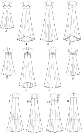 Simplicity 5044 Design Your Own Evening Dress