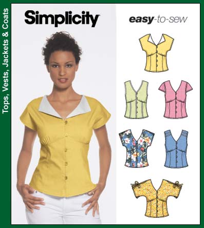 Simplicity 5059 Easy to Sew Tops