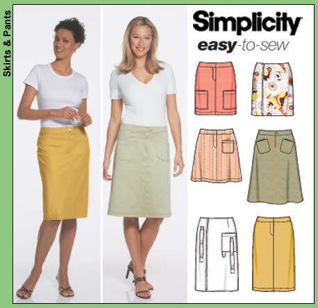 Simplicity 5066 Misses' skirts in two lengths