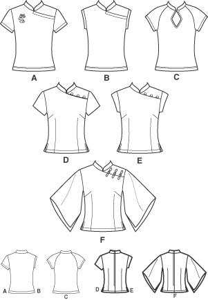 38+ Designs Cheongsam Top Sewing Pattern - JazamJohneil