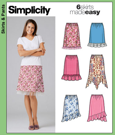Simplicity 5100 6 Skirts Made Easy