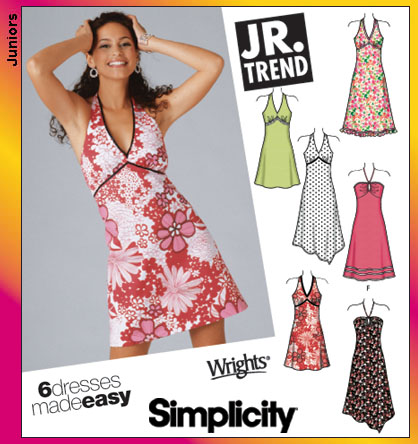 Simplicity 5112 Junior Dresses