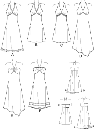 Simplicity 5112 Junior Dresses