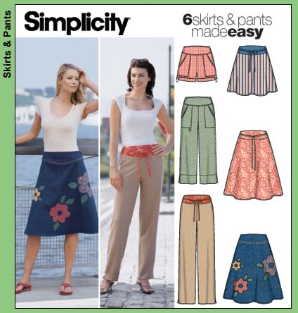 Simplicity 5198 6 skirts and pants made easy