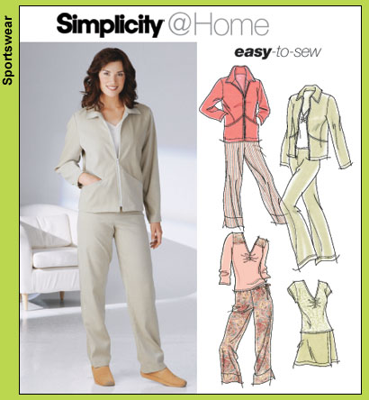 simplicity skort pants jacket