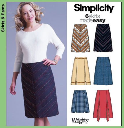 Simplicity 5460 6 skirts made easy
